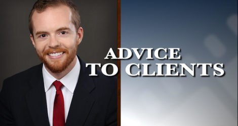 Graphic of Minnesota Bankruptcy Attorney Bennett Hartz with the words Advice To Clients